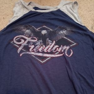 USA "Freedom" w/eagle tank top